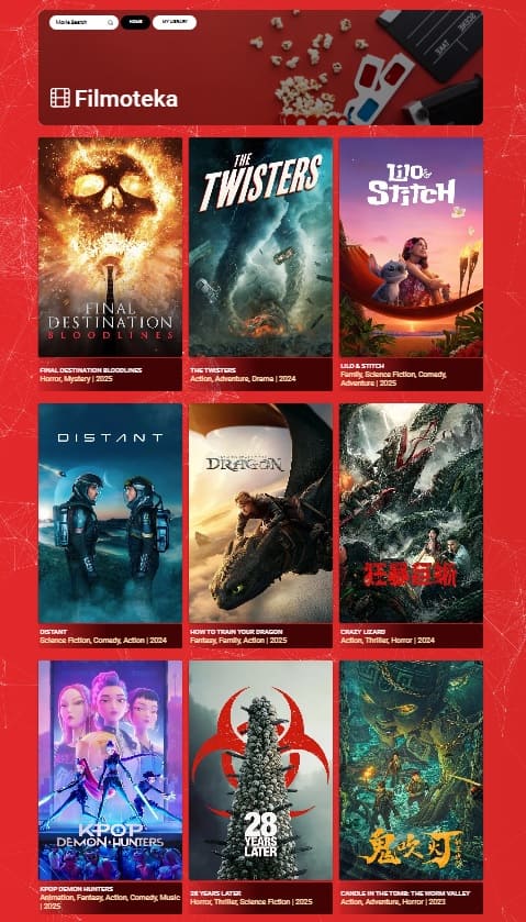 Filmoteka site